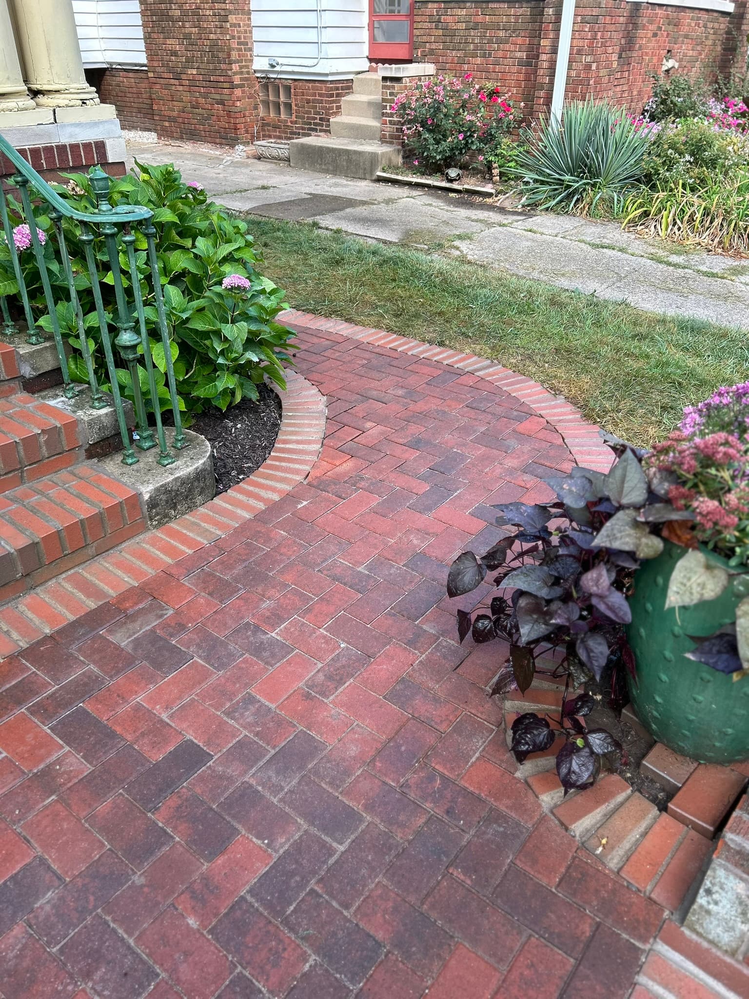 Brick repair work