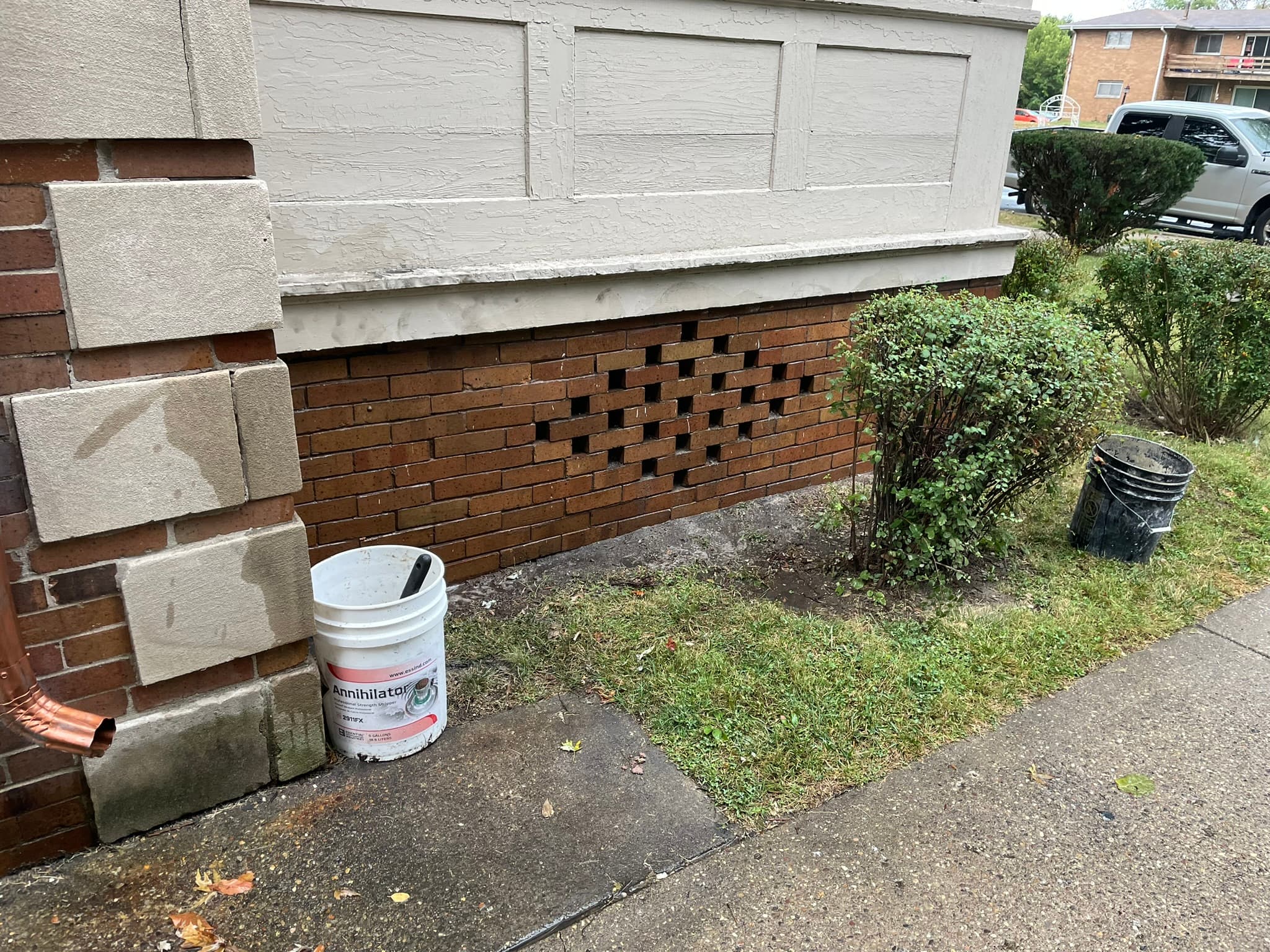 Brick wall restoration